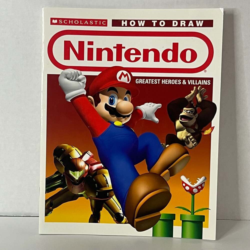 Scholastic How to Draw Nintendo: Greatest Heroes & Villains by Ron Zalme